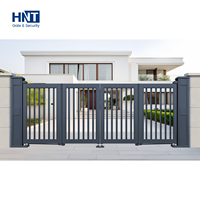 Portail pliant automatique électrique pour allée, sécurité invisible, entrée de villa, portail principal à double battant
