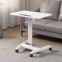 Bureau mobile debout avec plateau à clavier, podium mobile, ordinateur portable assis ou debout sur roulettes