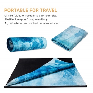 Tapete de Yoga Personalizado CZFIT, Curvo, Ovalado, Ecológico, de Gamuza para Gimnasio y Fitness, Tapete de Yoga Impreso, de Caucho Natural - Product Image 4