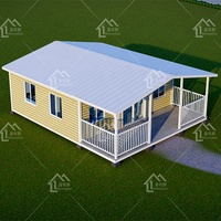Unité médicale préfabriquée entièrement équipée de structure métallique mobile minuscule extensible dans des maisons préfabriquées