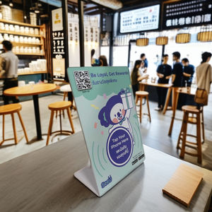 Etiqueta Mini de PVC NFC, Plástico Acrílico, con Chip RFID de 13.56MHz, Sin Contacto, para Pagos con Código QR y Google, Superventas 2025 - Product Image 4