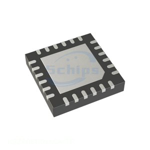 KSZ8081RNACA-TR Integrated Circuits IC TRANSCEIVER FULL 1/1 24QFN Original One Stop Service Interface 24 VFQFN Exposed Pad - Product Image 1