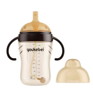 <span class=keywords><strong>Biberon</strong></span> d'apprentissage anti-chute en silicone PP à large ouverture sans BPA pour bébés, avec logo personnalisé - Product Image 3