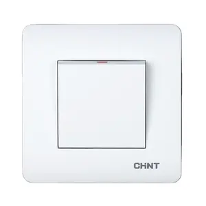 Interruptor de luz de parede, venda quente, interruptor de luz de parede design 1-gang, interruptor de parede 10ax 250v