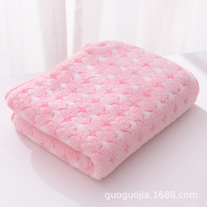 Serviettes de toilette en polaire corail 35x75cm, absorbantes et à séchage rapide, pour salons de beauté et cadeaux - Product Image 5