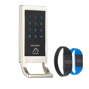 Rfid Digital Door Lock Keypad And Card Electric Safe Metal Cabinet 139Pw