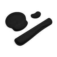 Ensembles ergonomiques personnalisés, tapis de souris en mousse à mémoire de forme, Support de poignet, repose-main, pour ordinateur de bureau, ordinateur portable