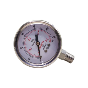 내마모성 스테인리스 스틸 압력 게이지 0-1.6Mpa 일정한 난방 급수 - Product Image 3