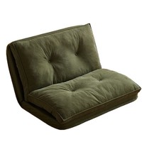 Canapé-lit pliable avec coussin capitonné pour salon, chambre et dortoir