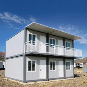 Casa Contenedor Moderna de 40 pies, Prefabricada, Plegable, Móvil, Dormitorio Temporal para Hoteles y Villas, Hecha con Panel Sándwich - Product Image 3