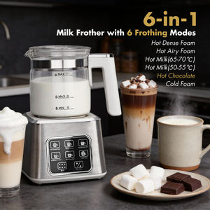 Espumador de <span class=keywords><strong>Leche</strong></span> Eléctrico de Alta Calidad para Preparar Café, Espumador de <span class=keywords><strong>Leche</strong></span> Eléctrico Doméstico, Silencioso y Automático - Product Image 3