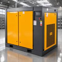 Compresseur d'air direct à moteur PM VSD lubrifié, résistant aux chocs, 75 CV 55 kW, moteur à performance adaptative haute température