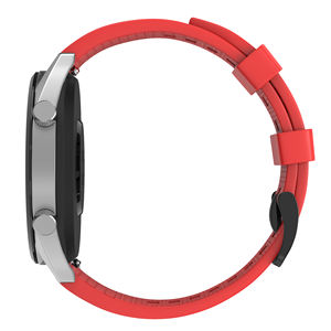 Cinturini in Silicone di Alta Qualità per <span class=keywords><strong>Huawei</strong></span> <span class=keywords><strong>GT2</strong></span> Watch 46mm con Fibbia Nera - Product Image 4