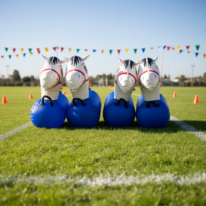 Airfun Cheval <span class=keywords><strong>de</strong></span> course <span class=keywords><strong>de</strong></span> <span class=keywords><strong>poney</strong></span> gonflable étanche à l'air/Cheval <span class=keywords><strong>poney</strong></span> gonflable pour enfants - Product Image 4