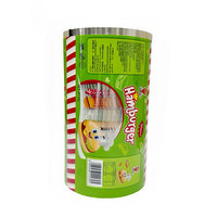 Rouleau de film alimentaire laminé métallisé souple imprimé sur mesure pour l'emballage de bonbons, biscuits et gommes