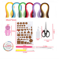 Kit de papier Quilling pour bricolage fait à la main