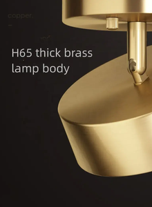 Round Porch Hall <b>Lights</b> Bedroom Nordic Brass <b>Modern</b> Simple <b>Led</b> Corridor <b>Ceiling</b> <b>Light</b> - Product Image 5