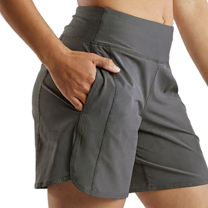 Pantalones Cortos Deportivos de Lona con Estampado, de Cintura Alta, Transpirables, Ecológicos, de Secado Rápido, Ajuste Regular, Antideslizantes, para Correr al Aire Libre, Novedad 2026 - Product Image 1