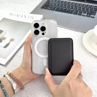 Penyangga Kartu Magnetik untuk Casing Kulit PU dengan Magnet N52 Kuat Desain Anti Jatuh untuk Penggunaan di Meja 13 Magnet