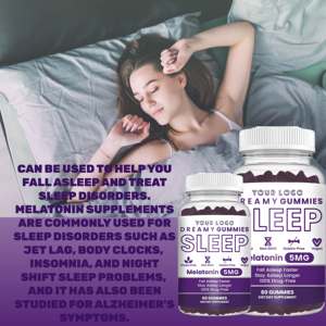 Integratore Alimentare Gommose per il Sonno con 5MG di Melatonina, Vitamina D, Magnesio ed Estratto di Melissa per Addormentarsi Più Velocemente - Product Image 4