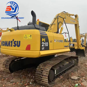 L'excavatrice Komatsu Pc210lc 21 tonnes d'origine japon a utilisé une grande machine de construction lourde voie plus large en vente - Product Image 2