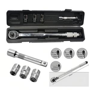 5-Piece <b>Torque</b> Wrench <b>Set</b> Metric 28-210Nm Manual Steel Chrome Finish Alloy Tool for Car Repair OEM Custom Support - Product Image 1