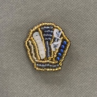 ZSY mode personnalisé oiseau grue conception broderie à la main perlée applique patch pour vêtement/sacs/boucle d'oreille/veste