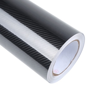 Pellicola Decorativa <span class=keywords><strong>per</strong></span> <span class=keywords><strong>Auto</strong></span> <span class=keywords><strong>in</strong></span> Fibra di <span class=keywords><strong>Carbonio</strong></span> 5D 6D 7D, Nero Lucido di Alta Qualità, 1,52x18M, <span class=keywords><strong>Adesivo</strong></span> Vinilico <span class=keywords><strong>per</strong></span> Wrapping <span class=keywords><strong>Auto</strong></span> - Product Image 1