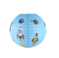 Planète papier lanternes système solaire espace extra-atmosphérique décorations de fête pour enfants espace thème fête anniversaire chambre décoration suspendue