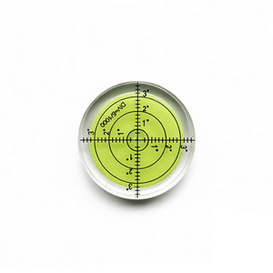 Высокоточный круговой пузырьковый уровень 40x10 мм с делениями 5'/6', зеленый, для геодезических работ, выравнивания оборудования и автодомов - Product Image 4