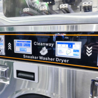 Machine à laver et à sécher les chaussures pour les laveries automatiques et les hôtels