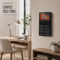 Panneau de commande vocal intelligent pour chambre d'hôtel, écran tactile en verre IPS Android 4 pouces 480x480, Zigbee KNX, 6 couleurs, application Smart Life Tuya