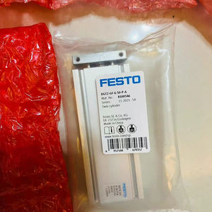 Cylindre pneumatique à <span class=keywords><strong>double</strong></span> <span class=keywords><strong>tige</strong></span> DGTZ-GF-6-10-16-20-50-P-A FESTOs Cylindre pneumatique télescopique à <span class=keywords><strong>double</strong></span> arbre - Product Image 3