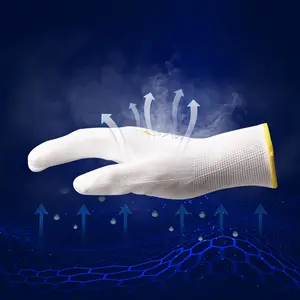 XINGYU personnalisé certifié CE EN388 noir PU gants de sécurité au travail mécanicien de jardin gants de travail flexibles PU gants