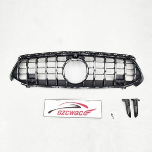 Parrilla de rejilla de radiador de parachoques delantero estilo GTR para Mercedes Benz Clase A W177 A200 <span class=keywords><strong>A250</strong></span> A45 <span class=keywords><strong>2023</strong></span>-in - Product Image 2