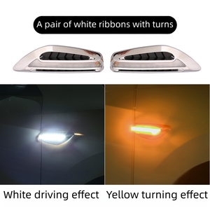 New Trắng amberb LED bật đèn tín hiệu năng động chảy xe blinker luz de marcador bên bên đánh dấu ánh sáng cho xe tải chỉ đạo - Product Image 2