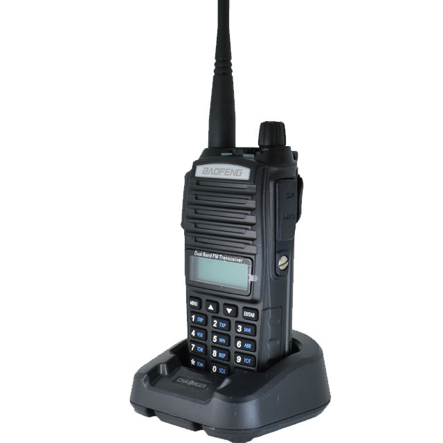 Baofeng UV-82 8W5W Portable FM Walkie Talkie Dual Channel Amateur Radio Dual PTT Dual Frequency Receiver UHFVHF 10km Transmitter