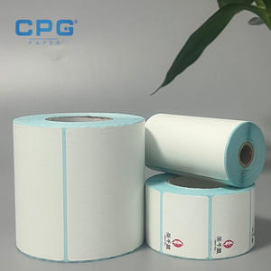 Rouleau d'étiquettes thermiques personnalisées 4x6, utilisé pour l'impression de codes-barres thermiques et d'étiquettes d'expédition - Product Image 1