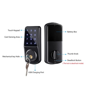 สมาร์ทล็อคอัจฉริยะแบบมัลติไบโอเมตริกซ์ พร้อมระบบสแกนลายนิ้วมือ-GL-H10-TI - Product Image 5