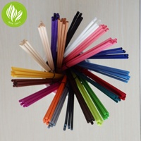 Bâtonnets diffuseurs d'arômes en fibres écologiques durables noires, décoration d'intérieur, accessoires parfumés prêts à offrir, désodorisant d'ambiance