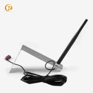 2 Pcs 2,4 GHz 5GHz Dual Band Tilt Gummi Ente WIFI Antenne 6DBi Zöpfen Mit ufl RP-SMA stecker