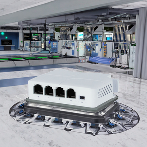 Hisource Extensor PoE de 4 puertos Repetidor Poe a prueba de agua para puertos de cámara IP Conmutadores de red de transmisión para conmutador POE NVR IP - Product Image 3