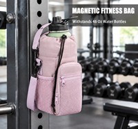 Sac de sport magnétique multifonctionnel 3-en-1 pour bouteille d'eau – Pochette de transport pour bouteille de sport