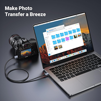 Nuevos productos de tendencia 16FT USB C 3,1 Cable de extensión tipo C a USB hembra Transferencia de datos para cámaras Disco duro Laptop al aire libre