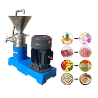 Vente chaude Broyeur de pâte de noix d'arachide et de noix Pâte d'amande Ligne de production de broyage de beurre d'arachide Pâte de noix de cajou Prix du moulin colloïdal