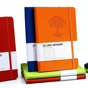 Cuaderno Personalizado A5 de Cuero PU con Correa, Páginas Gruesas, Páginas Interiores Personalizables para Registro de Reuniones de Negocios - Product Image 1
