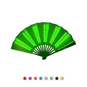 พัดมือถือ LED พับได้ตกแต่งได้ตามสั่ง สำหรับบาร์และคาราโอเกะ - Product Image 1