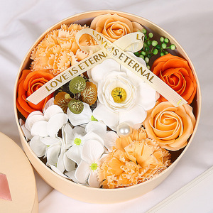 Caja <span class=keywords><strong>de</strong></span> Regalo Redonda con Jabones Perfumados en Forma <span class=keywords><strong>de</strong></span> Flor para Recuerdos <span class=keywords><strong>de</strong></span> Boda, Regalos para Damas <span class=keywords><strong>de</strong></span> <span class=keywords><strong>Honor</strong></span>, Decoración <span class=keywords><strong>de</strong></span> Mesa para Despedida <span class=keywords><strong>de</strong></span> Soltera - Product Image 6