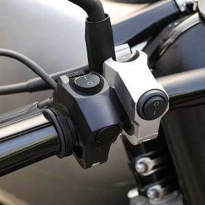 สวิตช์แฮนด์รถจักรยานยนต์อลูมิเนียมอัลลอยด์, ระบบควบคุมไฟหน้าแบบเปิด/ปิดสำหรับรถวิบาก ATV - Product Image 2