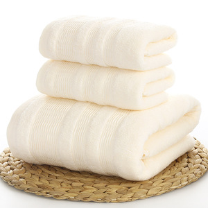 4 Pcs <strong>Set</strong> 100% Natural Cotton Hand <strong>Towel</strong> Bath <strong>Towel</strong> <strong>Bale</strong> Woven Technics New Brown Color - Product Image 6